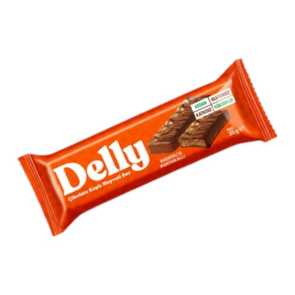 Delly Çikolata Kaplı - Meyveli Bar Karışık Kutu 35g X 12 Adet