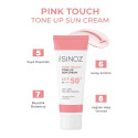 Sinoz Pink Touch Spf 50 Cilt Aydınlatıcı Ton Eşitleyici Pembe Yüz Güneş Kremi 50 ml